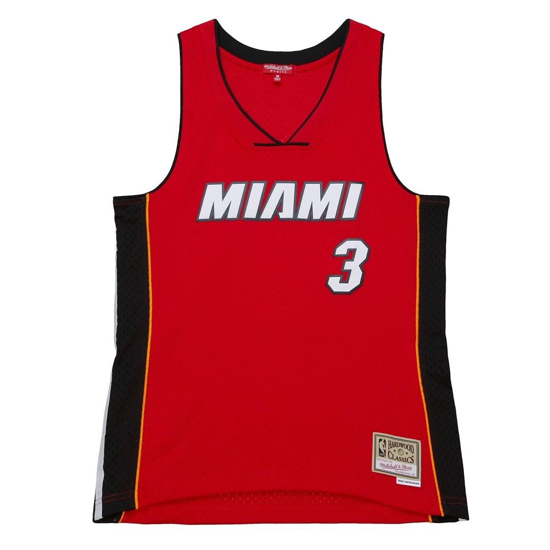 Dwyane Wade Miami Heat Women's 2005/06 Hardwood Classics Swingman Jersey - Red