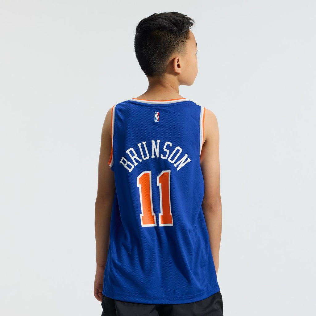 Jalen Brunson New York Knicks Fanatics Youth Fast Break Replica Player Jersey - Icon Edition - Blue