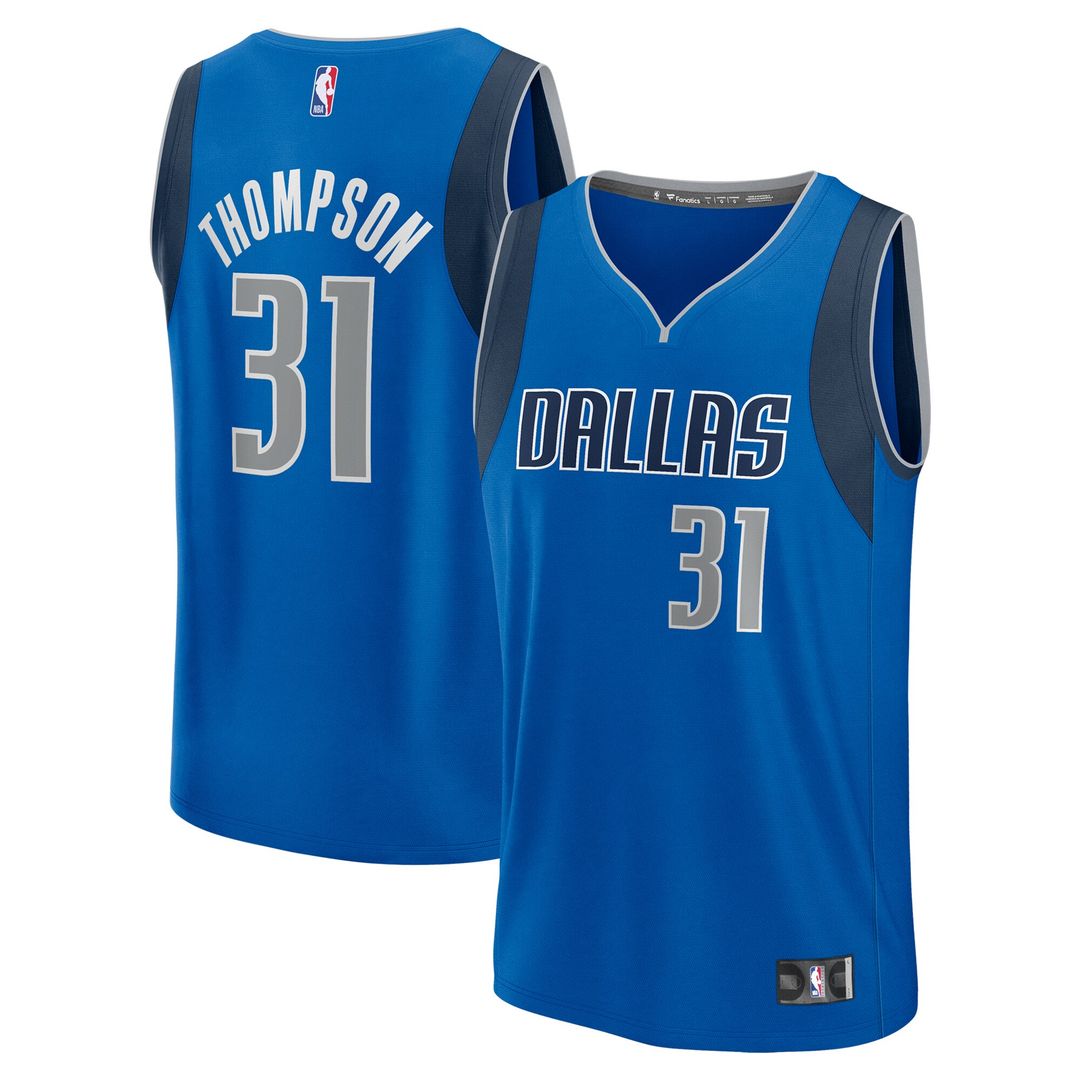 Klay Thompson Dallas Mavericks Fanatics Fast Break Replica Player Jersey - Icon Edition - Blue