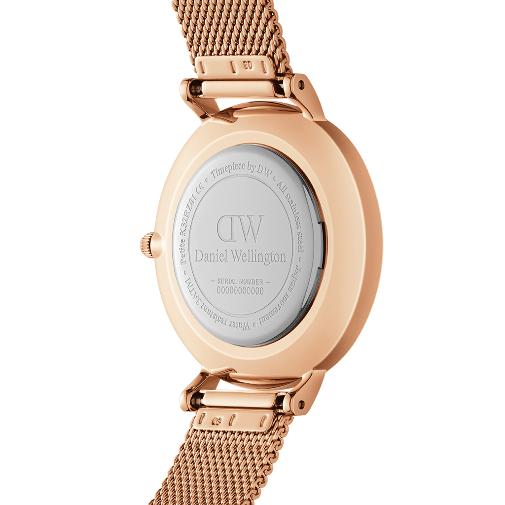 Petite Melrose Black Rose Gold