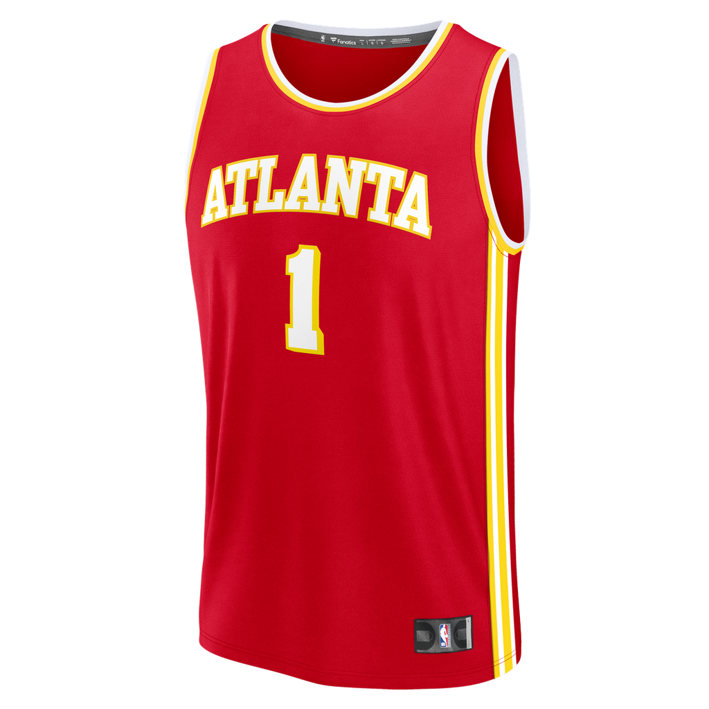 Jalen Johnson Atlanta Hawks Fanatics Youth Fast Break Jersey - Icon Edition - Red