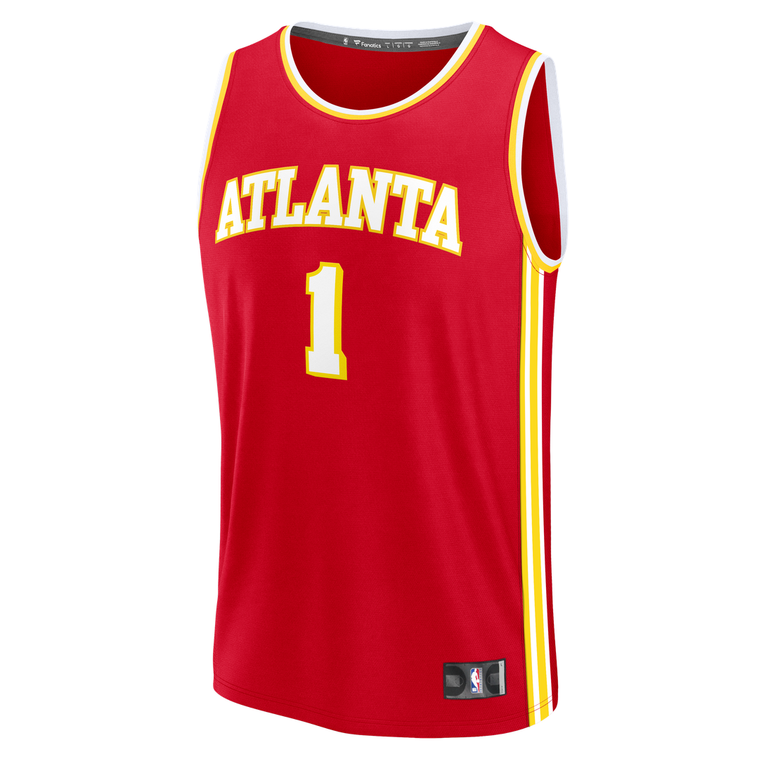 Jalen Johnson Atlanta Hawks Fanatics Youth Fast Break Jersey - Icon Edition - Red