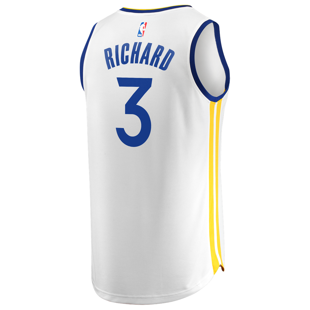 Will Richard Golden State Warriors Fanatics Fast Break Replica Jersey - White - Association Edition