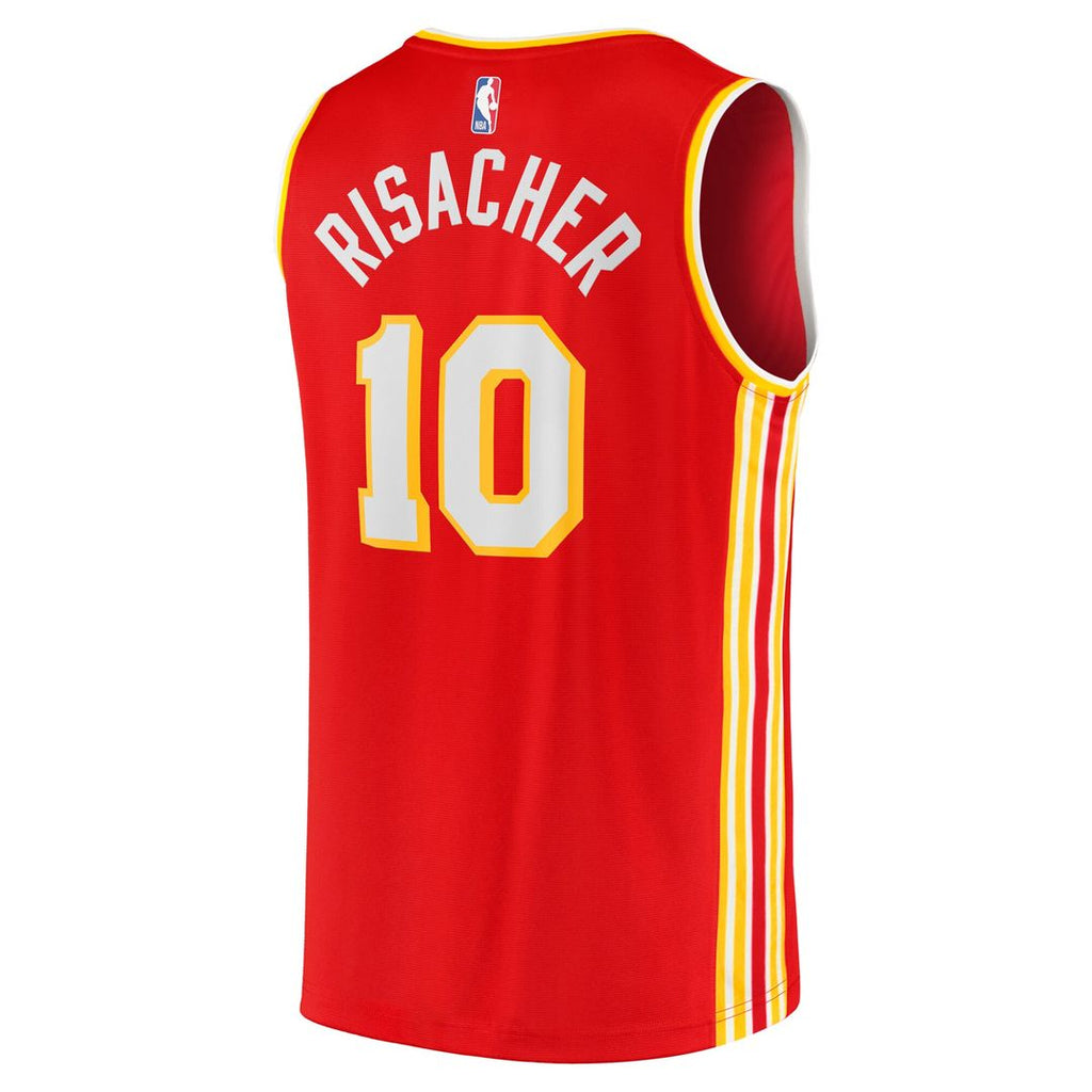 Zaccharie Risacher Atlanta Hawks Fanatics 2024 NBA Draft Fast Break Player Jersey - Icon Edition - Red