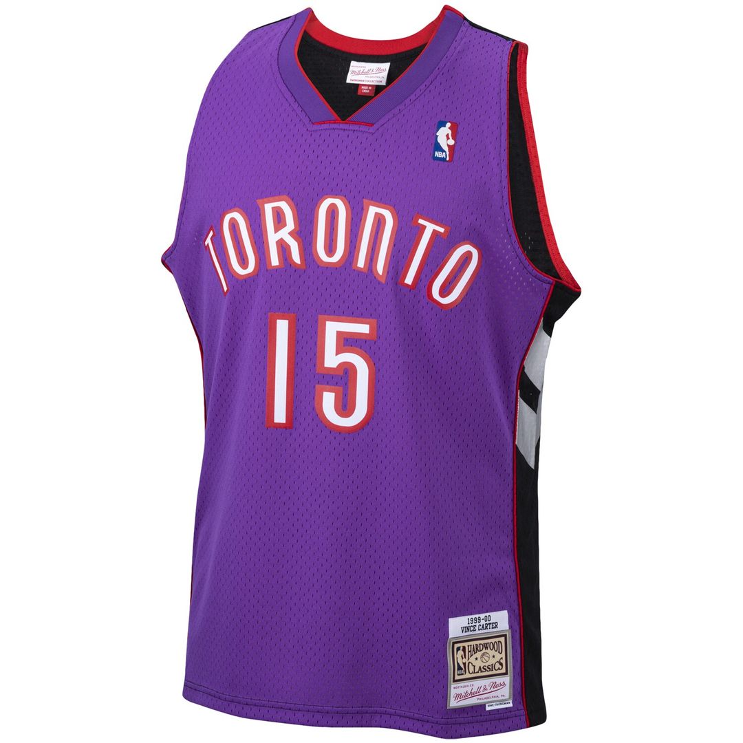 Vince Carter Toronto Raptors Mitchell & Ness 1999/00 Hardwood Classics Swingman Jersey - Purple