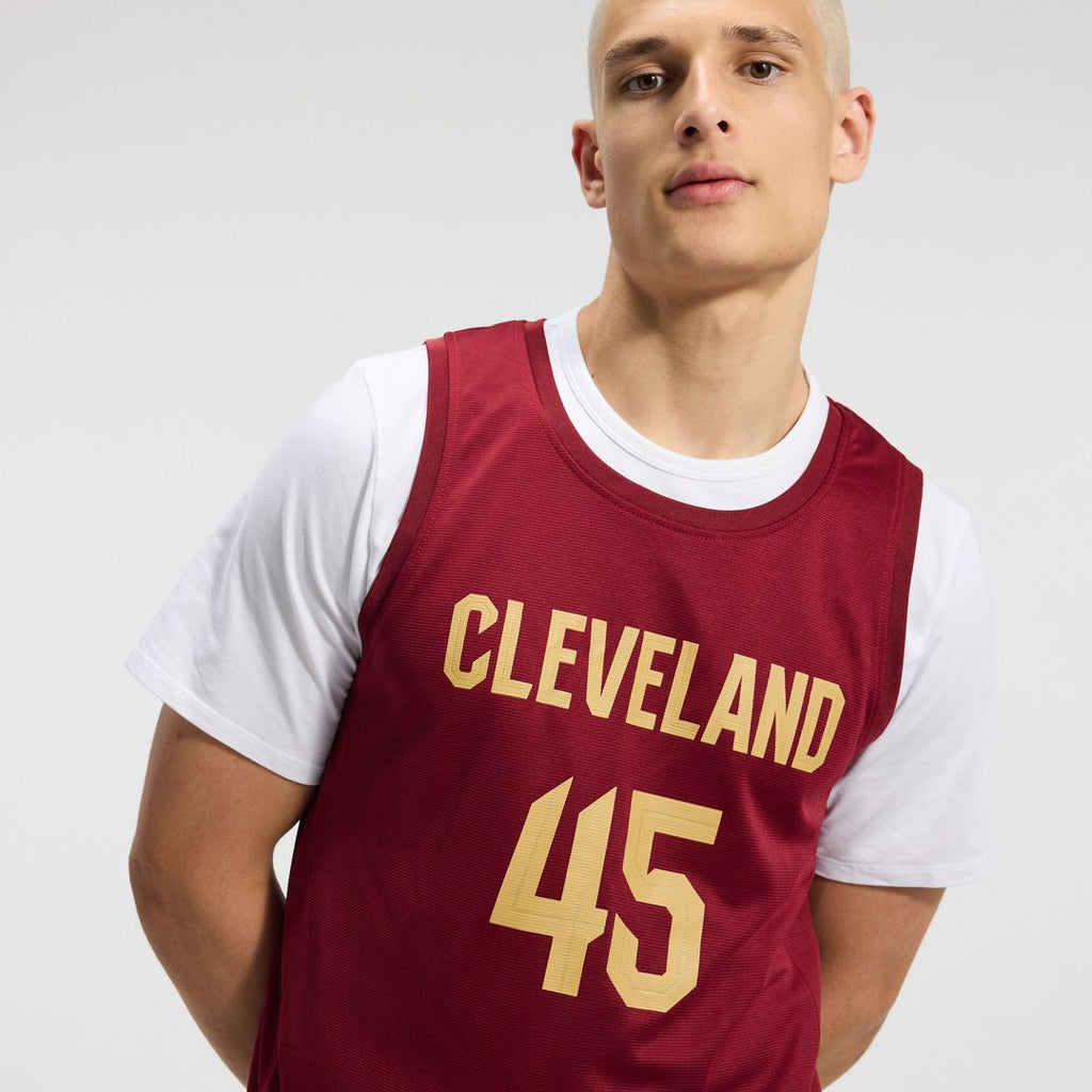 Donovan Mitchell Cleveland Cavaliers Fanatics Fast Break Replica Jersey - Icon Edition - Wine
