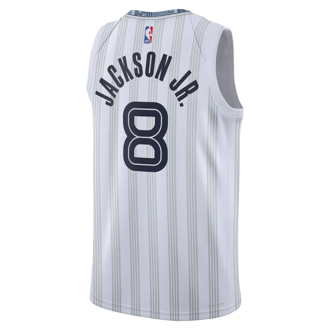 Jaren Jackson Jr. Memphis Grizzlies Nike Unisex 2025/26 Swingman Jersey - White - City Edition