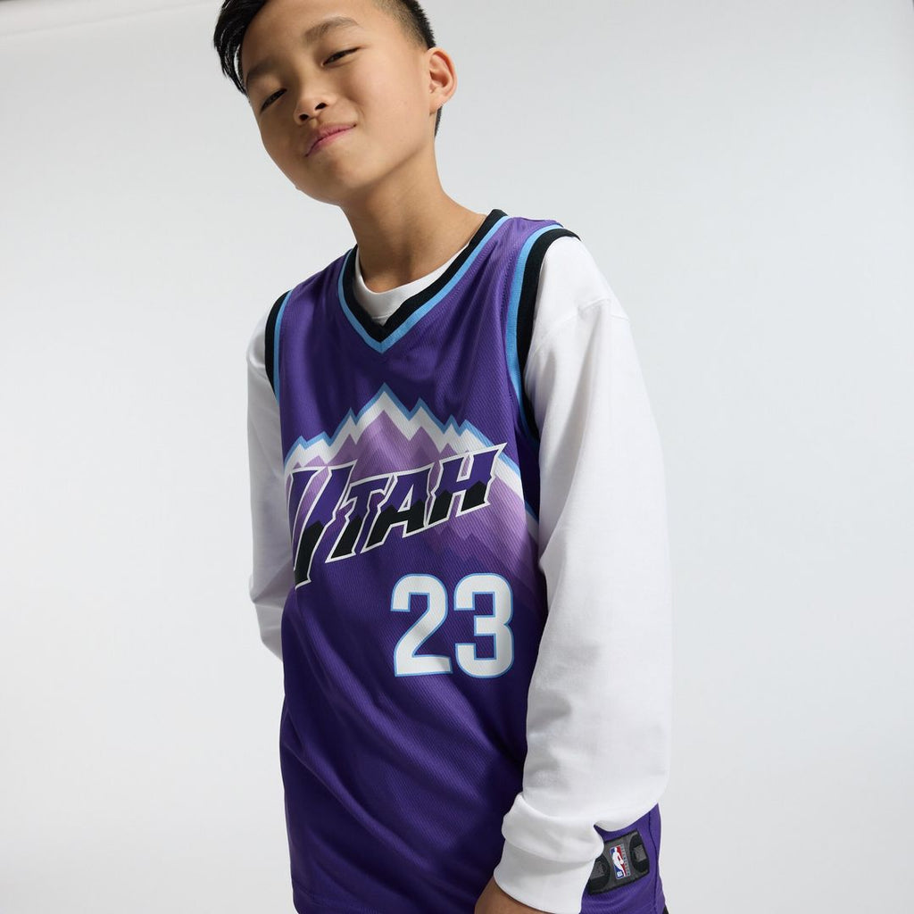 Lauri Markkanen Utah Jazz Fanatics Youth Fast Break Replica Jersey - Icon Edition - Purple