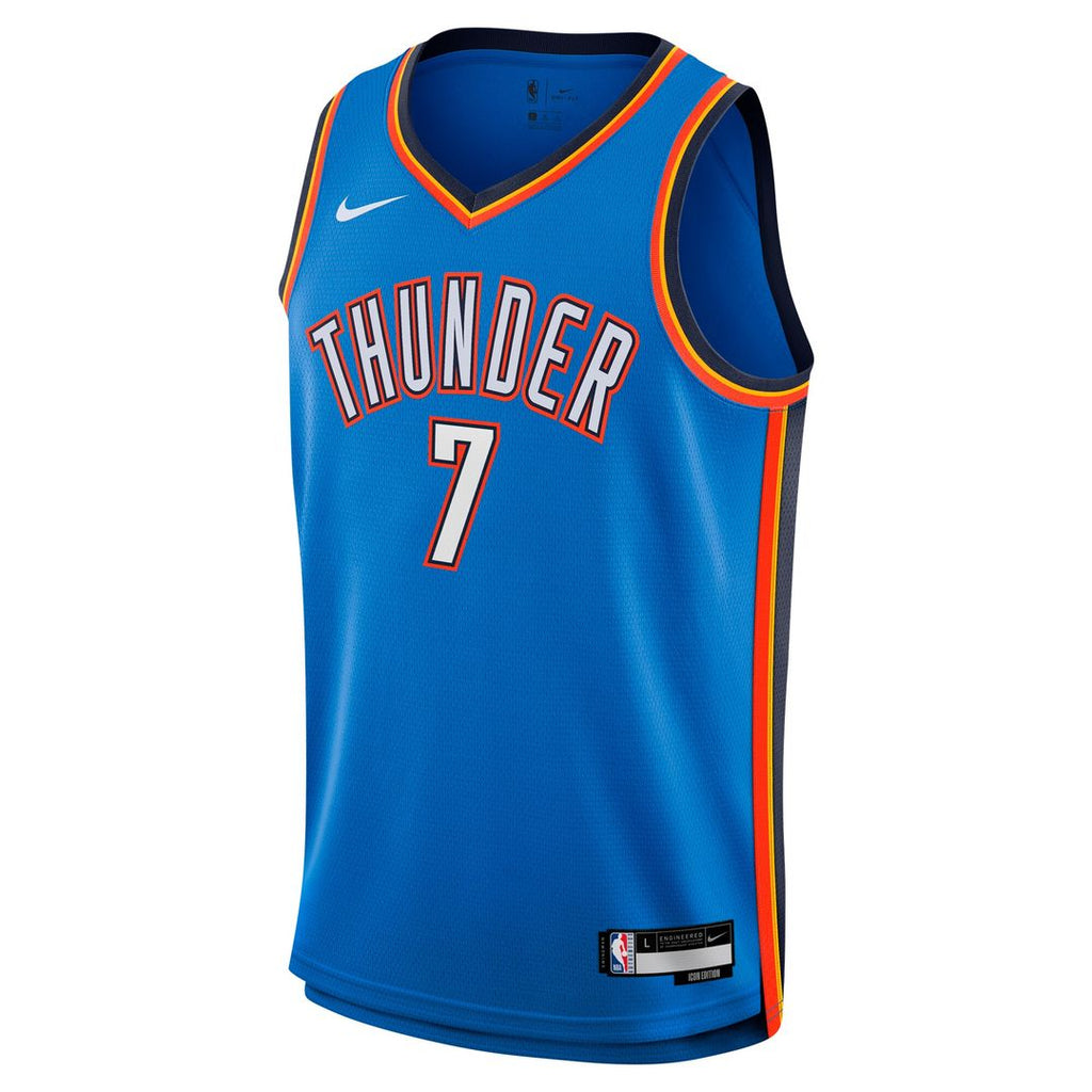 Chet Holmgren Oklahoma City Thunder Nike Youth Swingman Jersey - Icon Edition - Blue