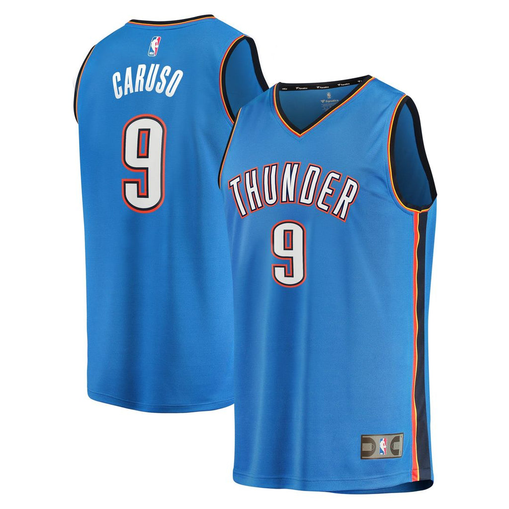 Alex Caruso Oklahoma City Thunder Fanatics Fast Break Replica Player Jersey - Icon Edition - Blue