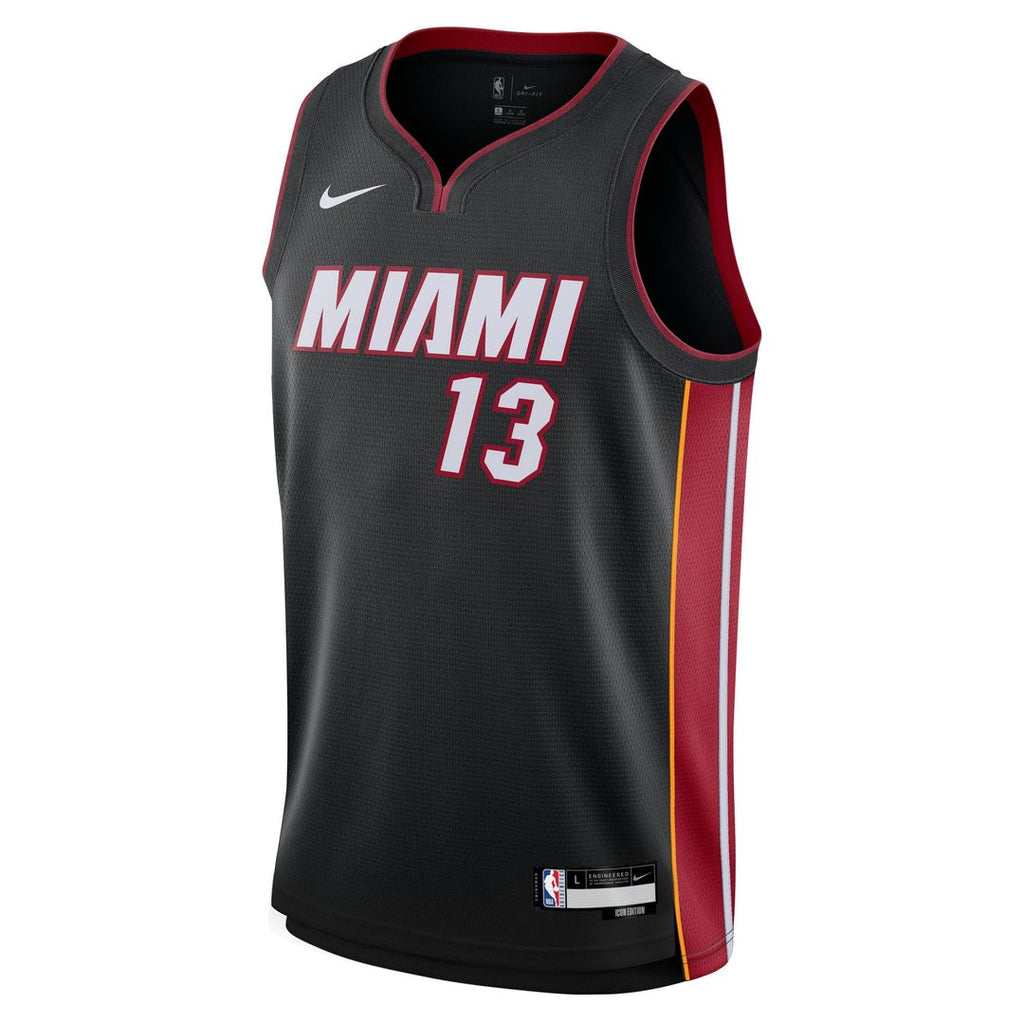 Bam Adebayo Miami Heat Nike Youth Swingman Jersey - Icon Edition - Black