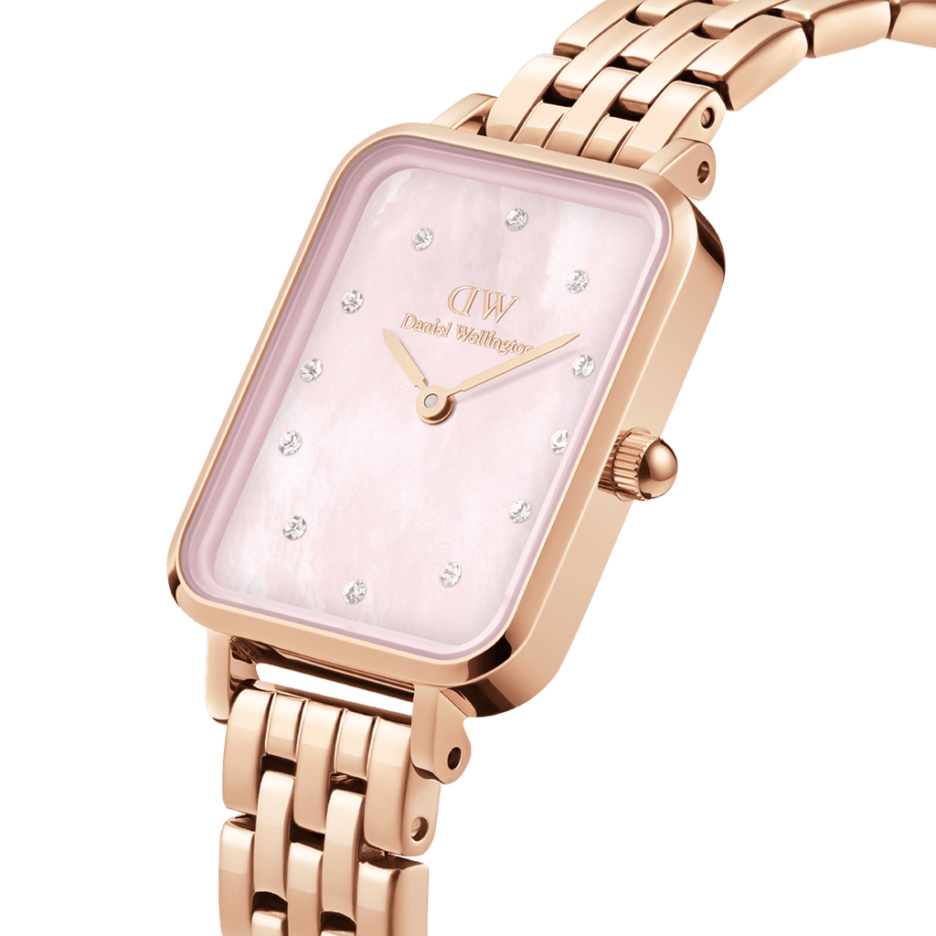 Quadro Lumine 5 Link Melrose Pink MoP Rose Gold