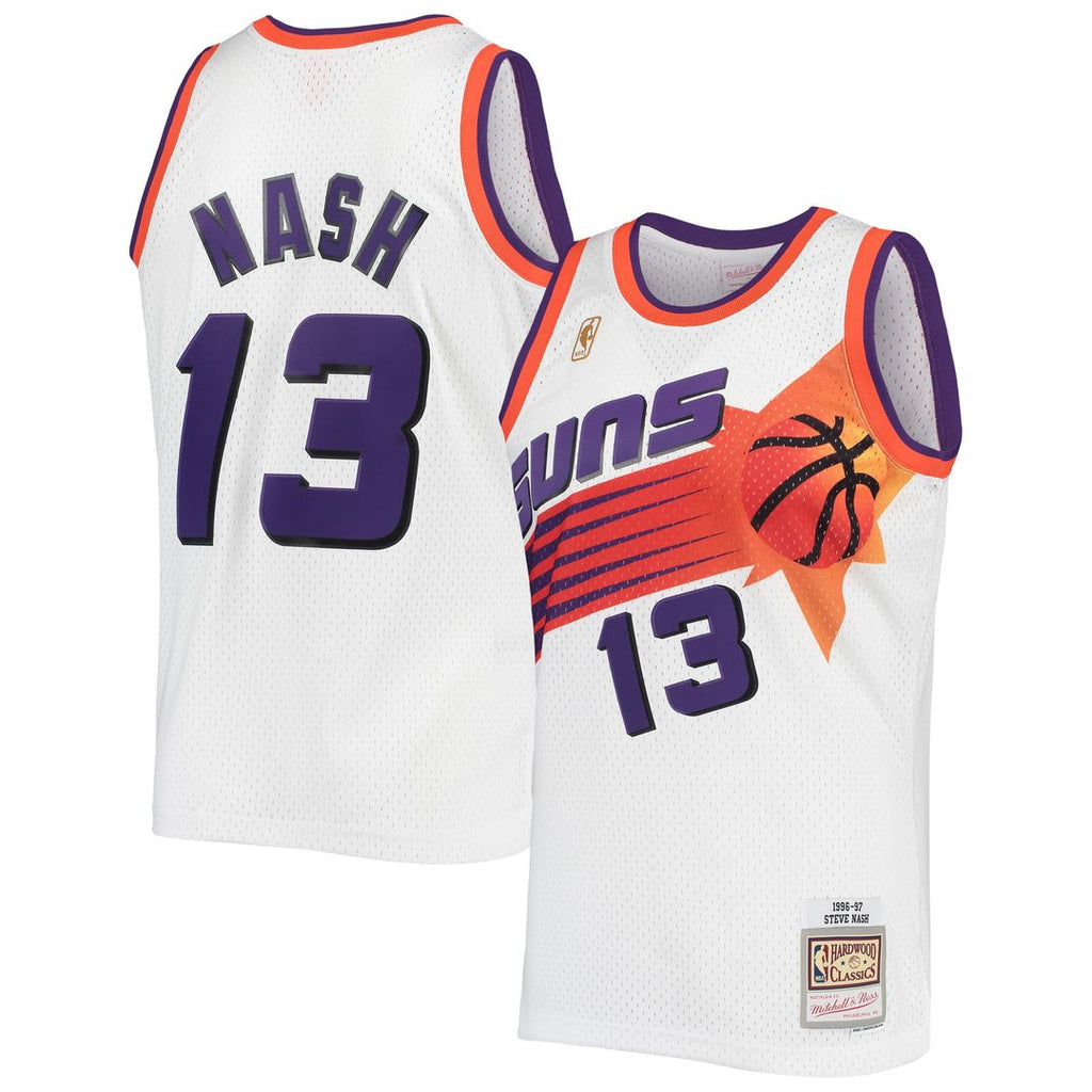 Steve Nash Phoenix Suns Mitchell & Ness 1996/97 Hardwood Classics Swingman Jersey - White