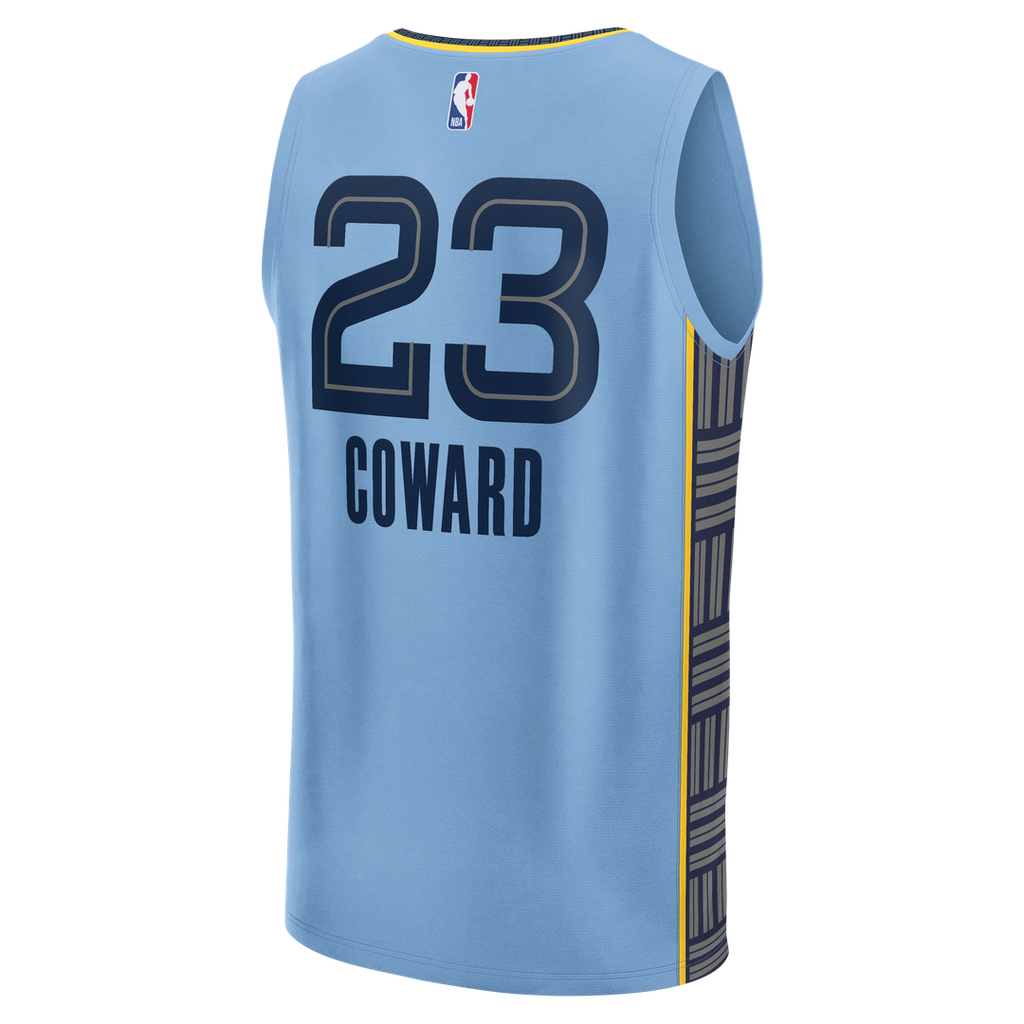 Cedric Coward Memphis Grizzlies Fanatics Fast Break Replica Player Jersey - Statement Edition - Light Blue