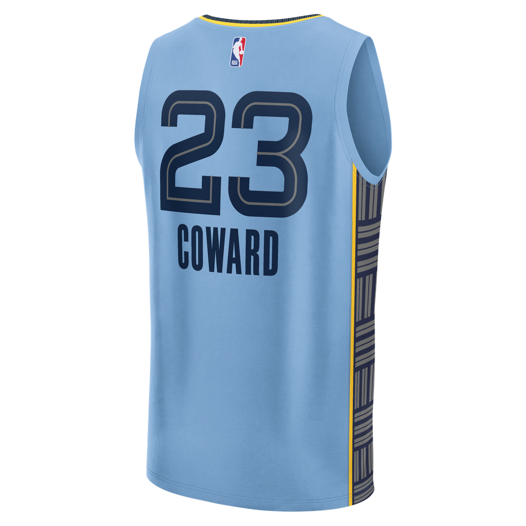 Cedric Coward Memphis Grizzlies Fanatics Fast Break Replica Player Jersey - Statement Edition - Light Blue