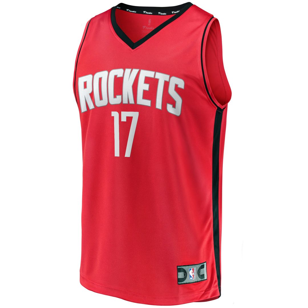 Tari Eason Houston Rockets Fanatics Fast Break Replica Player Jersey - Icon Edition - Red
