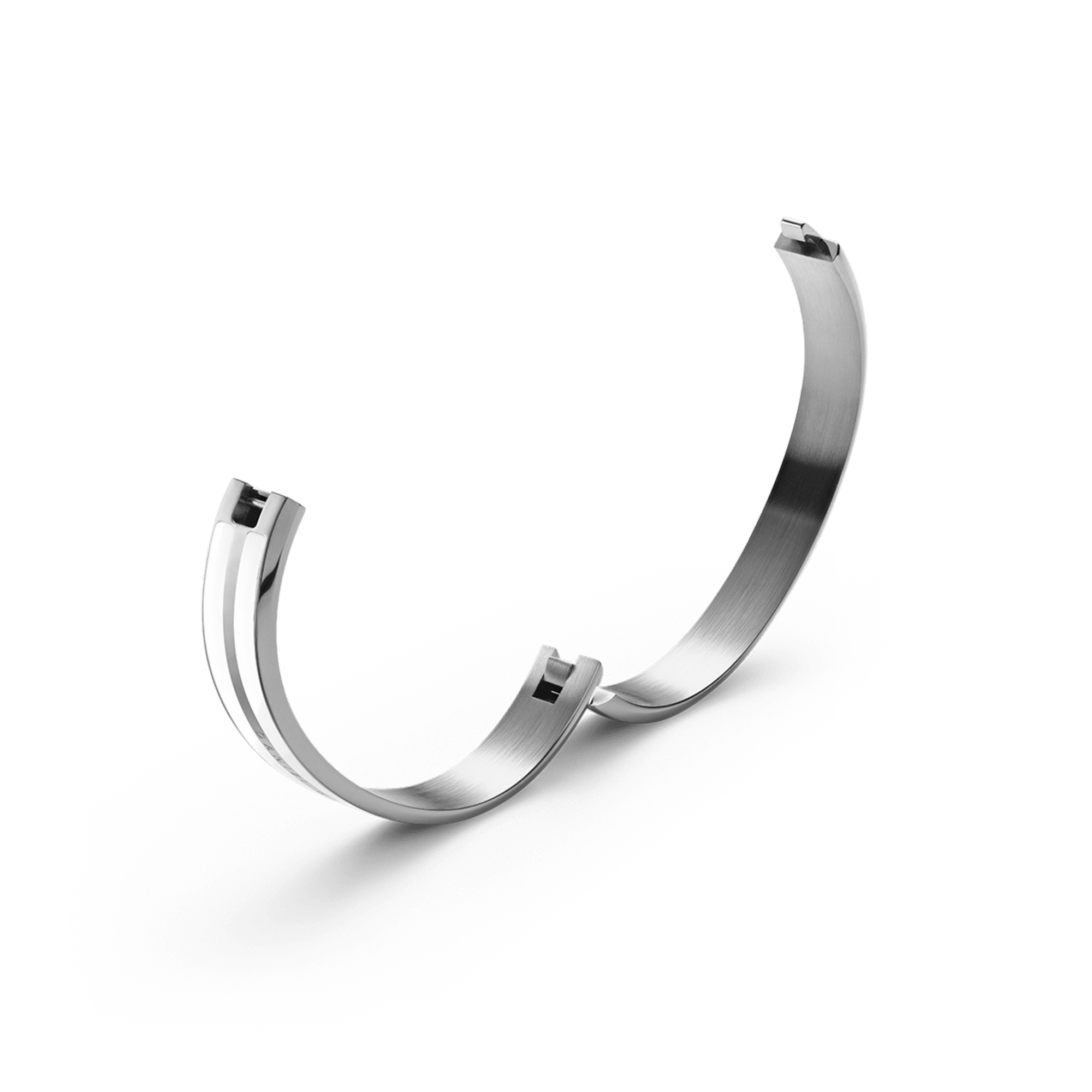 Emalie Infinite Silver Satin White