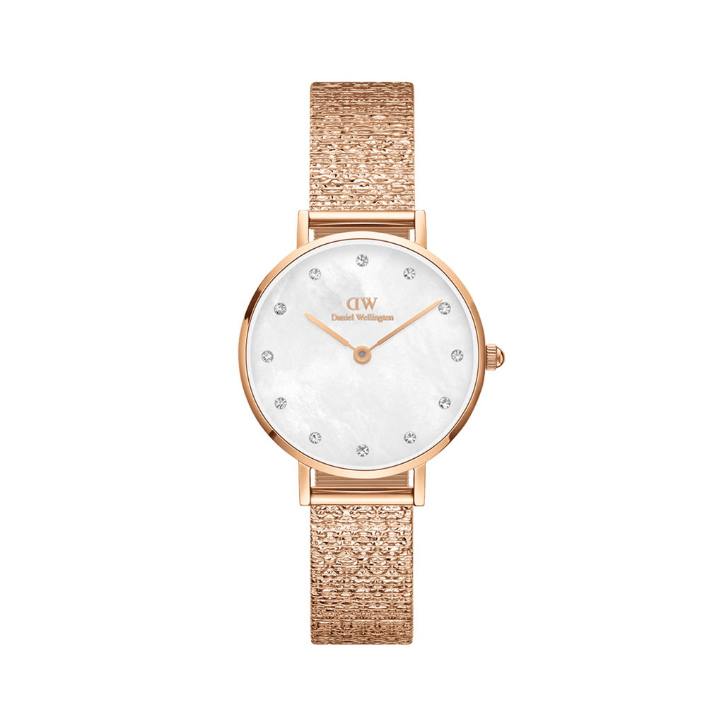 Petite Lumine Pressed Piano White MoP Rose Gold