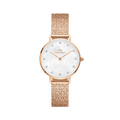 Petite Lumine Pressed Piano White MoP Rose Gold