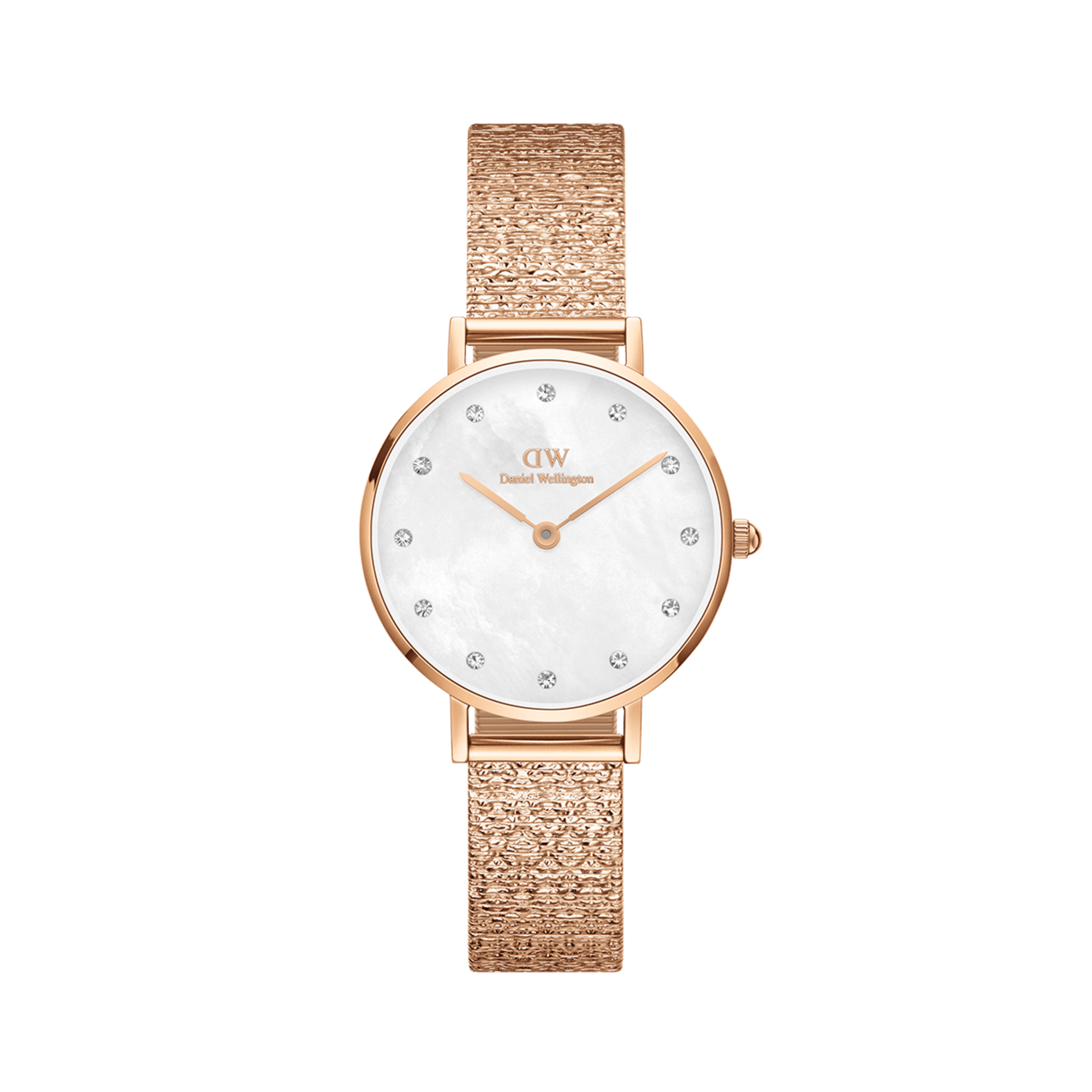 Petite Lumine Pressed Piano White MoP Rose Gold