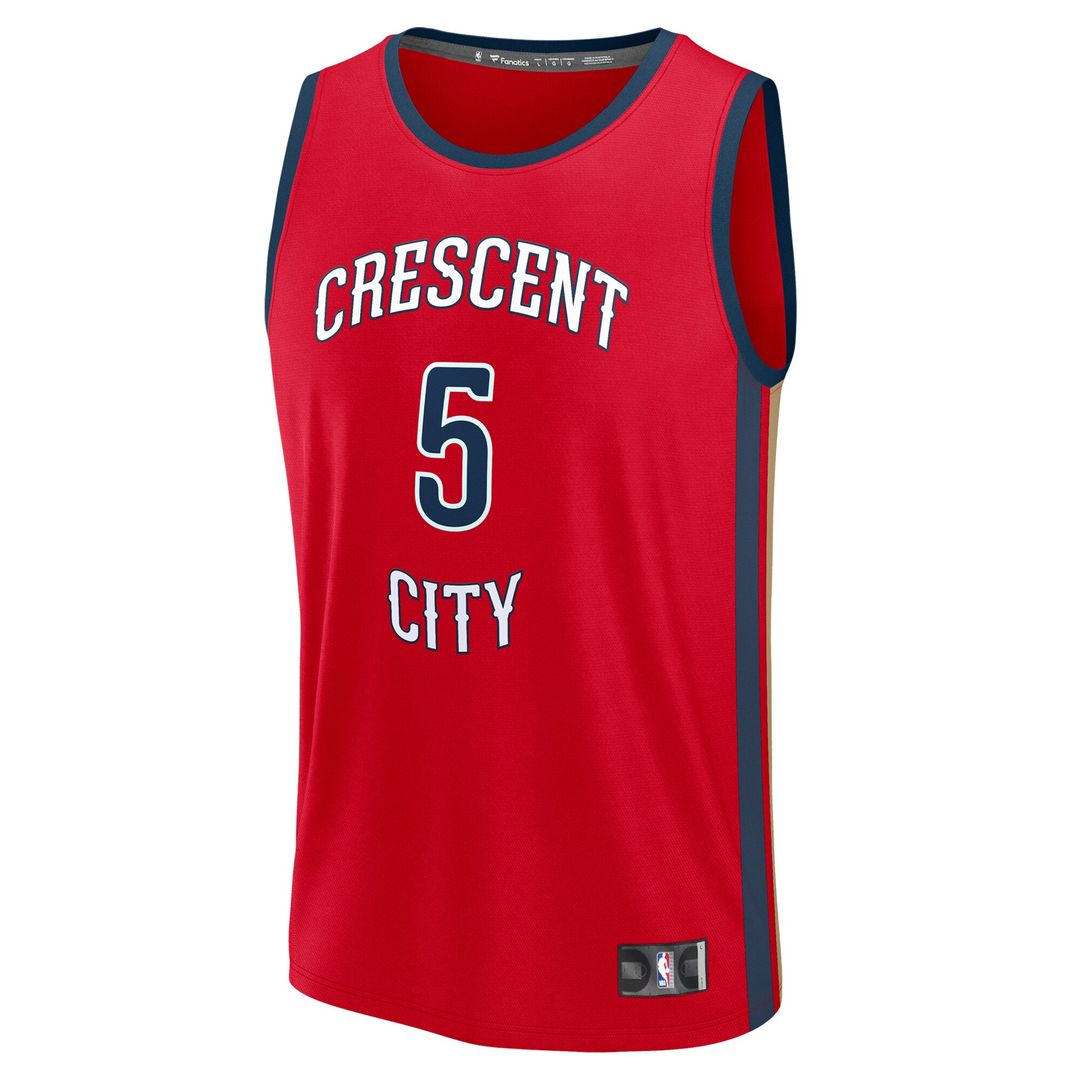 Dejounte Murray New Orleans Pelicans Fanatics Fast Break Replica Player Jersey - Statement Edition - Red