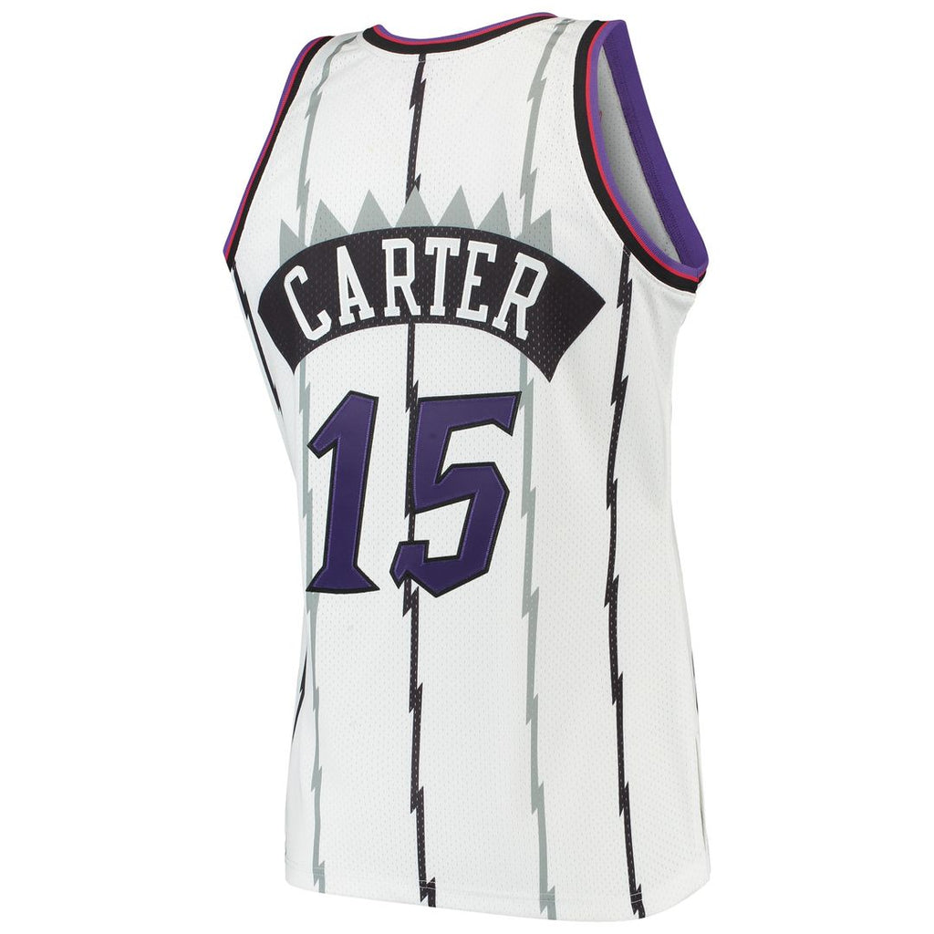 Vince Carter Toronto Raptors Mitchell & Ness 1998/99 Hardwood Classics Authentic Jersey - White