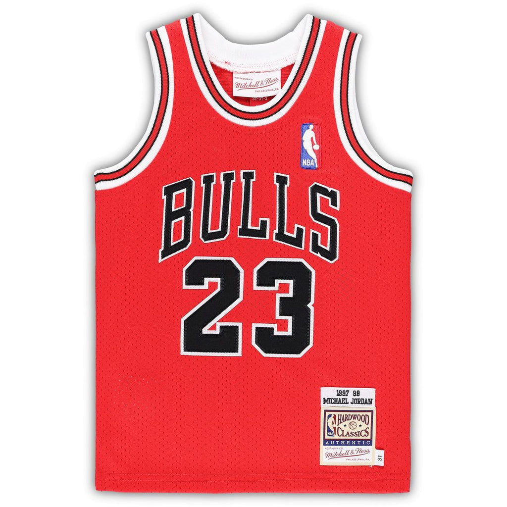 Michael Jordan Chicago Bulls Mitchell & Ness Toddler 1996/97 Hardwood Classics Authentic Jersey - Black