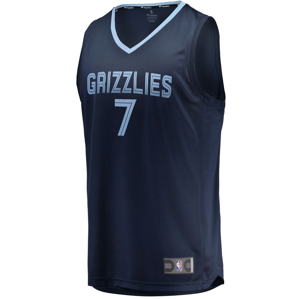 Santi Aldama Memphis Grizzlies Fanatics Fast Break Replica Jersey - Icon Edition - Navy