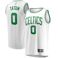 Jayson Tatum Boston Celtics Fanatics Fast Break Replica Away Jersey White - Association Edition