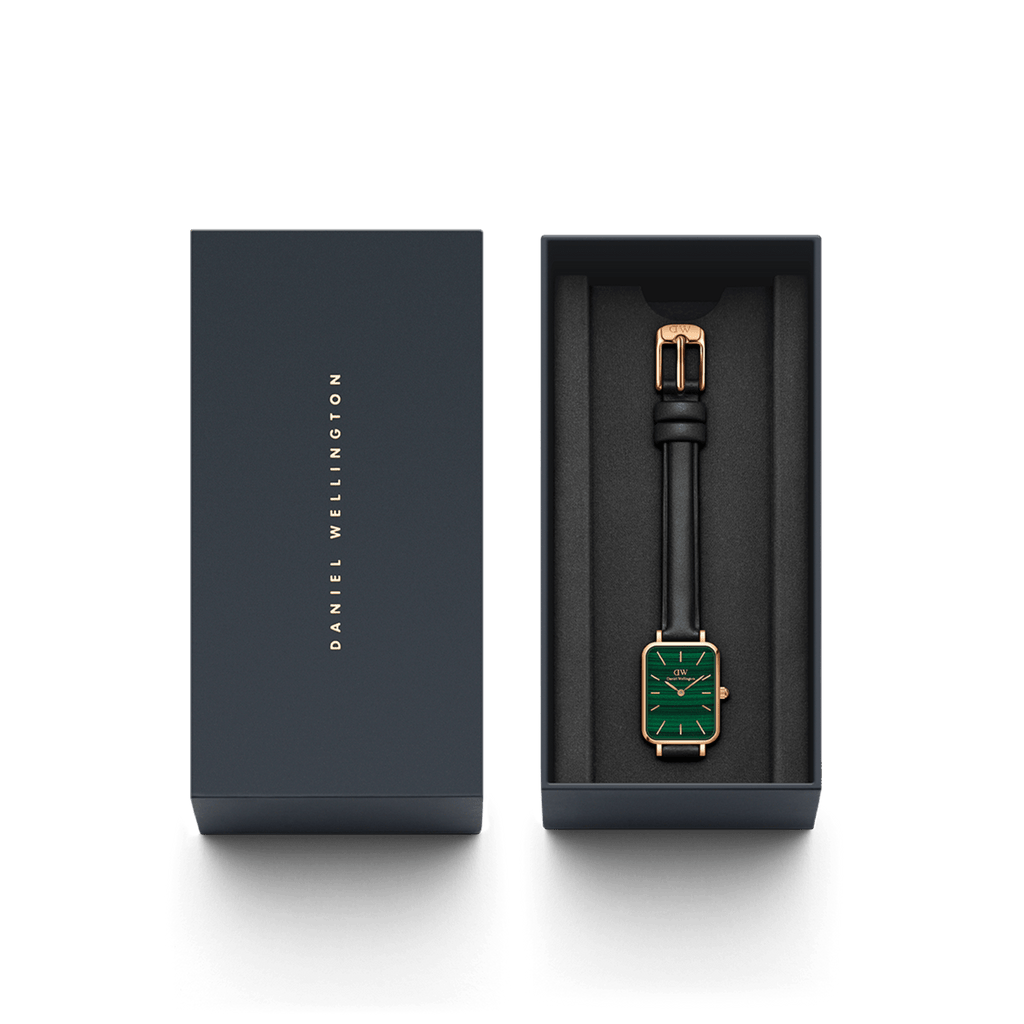 Quadro Pressed Sheffield Green Rose Gold