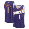 Devin Booker Phoenix Suns Fanatics Fast Break Replica Player Jersey - Icon Edition - Purple