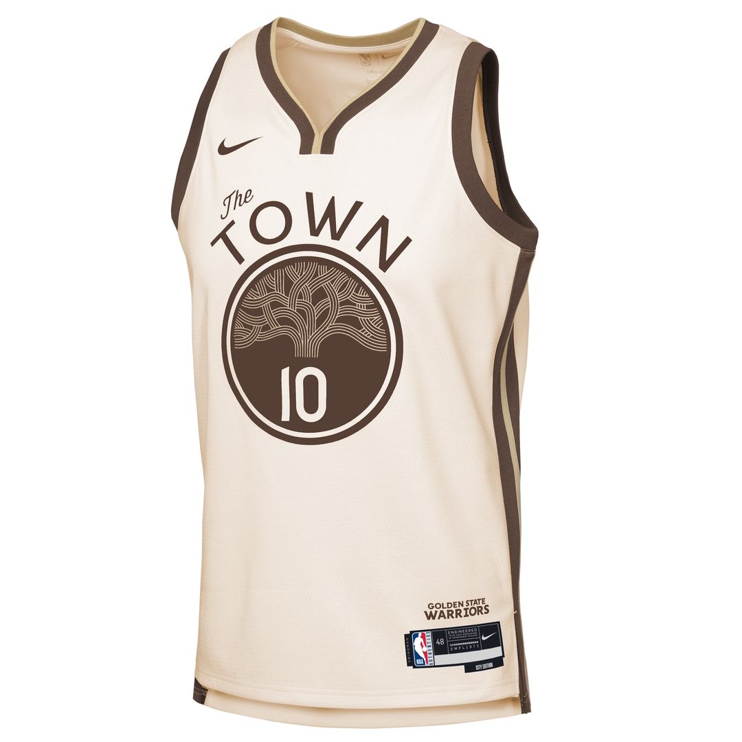 Jimmy Butler III Golden State Warriors Nike Youth 2025/26 City Edition Swingman Jersey - Tan