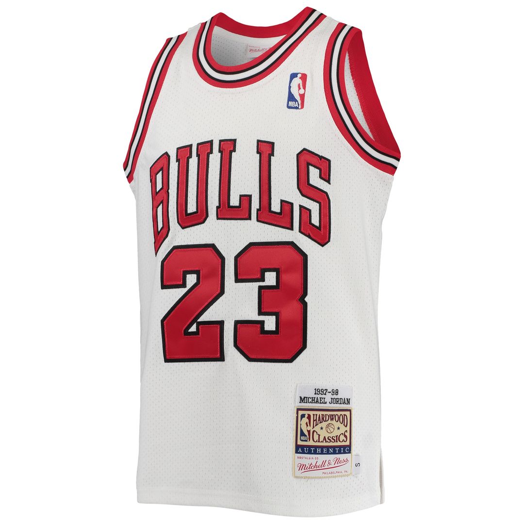 Michael Jordan Chicago Bulls Mitchell & Ness Youth 1997/98 Hardwood Classics Authentic Jersey - White