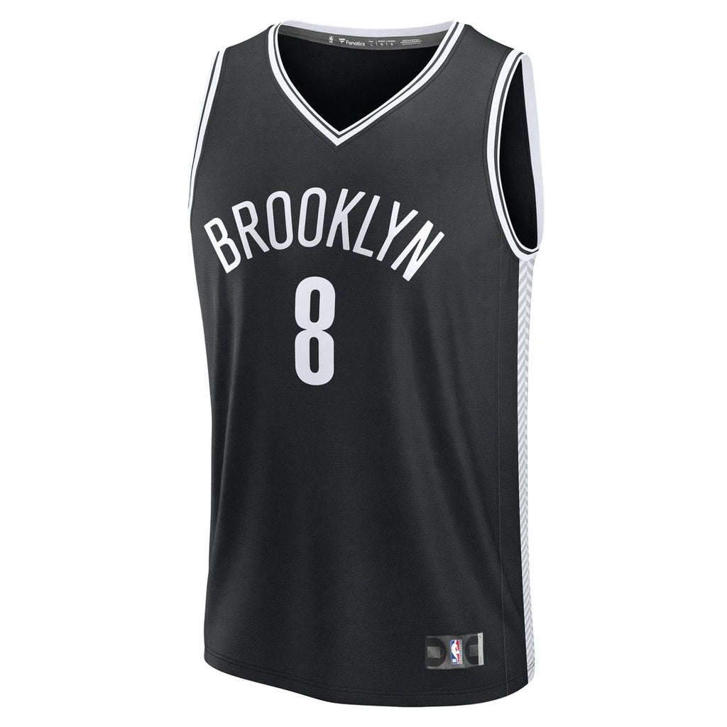 Egor Dëmin Brooklyn Nets Fanatics Fast Break Replica Jersey - Black - Icon Edition