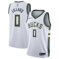 Damian Lillard Milwaukee Bucks Nike Unisex  Swingman Player Jersey - Association Edition - White