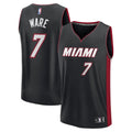 Kel'el Ware Miami Heat Fanatics Fast Break Replica Player Jersey - Icon Edition - Black