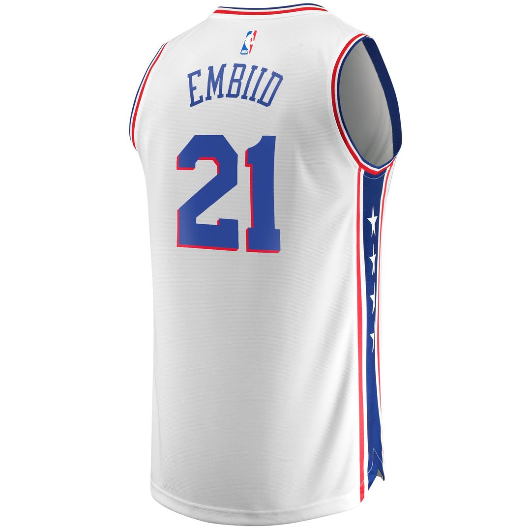 Joel Embiid Philadelphia 76ers Fanatics Fast Break Replica Player Jersey - Icon Edition - Royal
