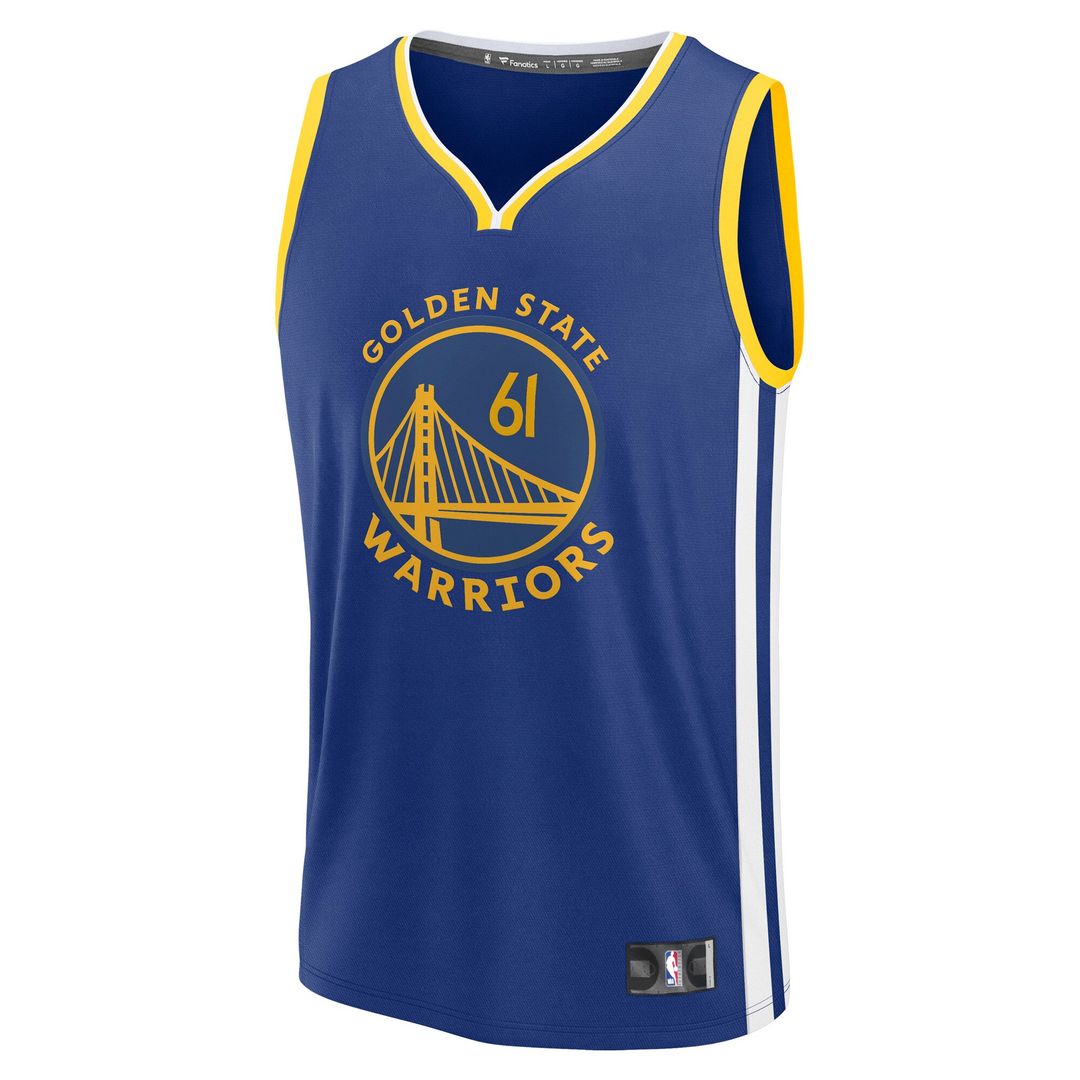 Pat Spencer Golden State Warriors Fanatics Fast Break Replica Player Jersey - Icon Edition - Royal