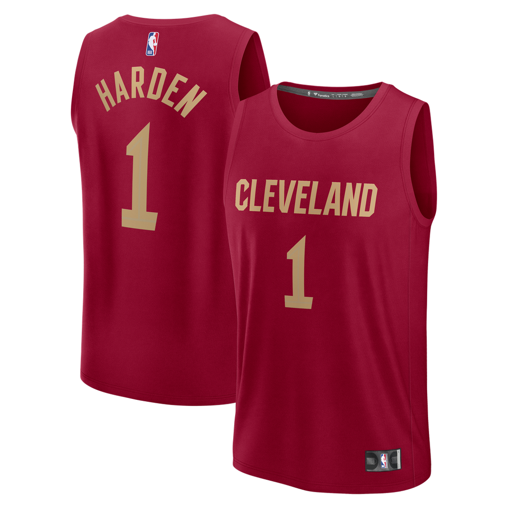 James Harden Cleveland Cavaliers Fanatics Fast Break Replica Jersey - Icon Edition - Wine