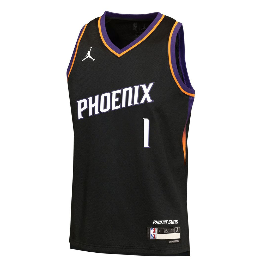 Devin Booker Phoenix Suns Jordan Brand Youth  Swingman Jersey - Statement Edition - Black