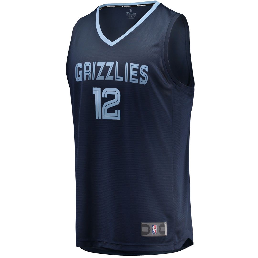 Ja Morant Memphis Grizzlies Fanatics Big & Tall Fast Break Player Jersey - Navy - Icon Edition