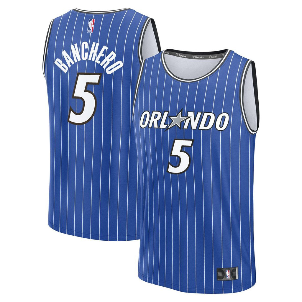 Paolo Banchero Orlando Magic Fanatics Youth Fast Break Replica Player Jersey - Icon Edition - Blue