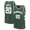 A.J. Green Milwaukee Bucks Fanatics Fast Break Replica Player Jersey - Icon Edition - Hunter Green