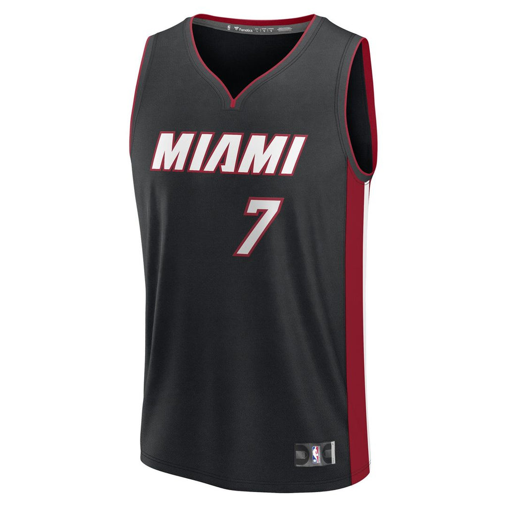 Kel'el Ware Miami Heat Fanatics Fast Break Replica Player Jersey - Icon Edition - Black