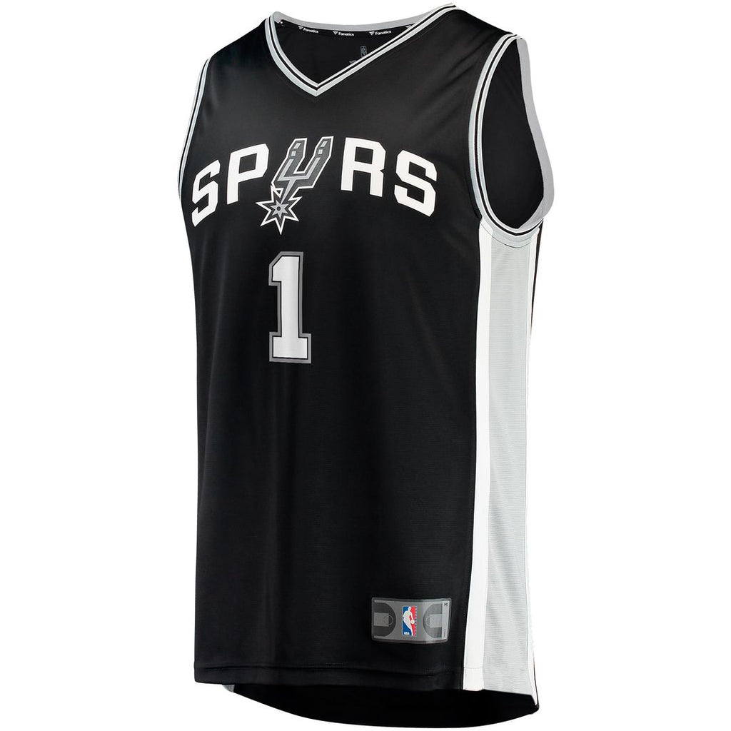 Victor Wembanyama San Antonio Spurs Fanatics  Fast Break Replica Jersey - Icon Edition - Black