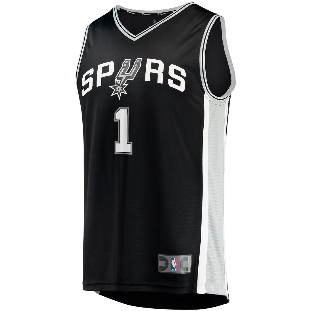 Victor Wembanyama San Antonio Spurs Fanatics  Fast Break Replica Jersey - Icon Edition - Black