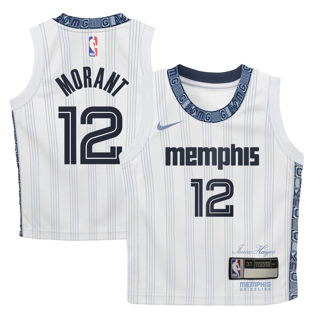 Ja Morant Memphis Grizzlies Nike Preschool 2025/26 City Edition Swingman Jersey - White