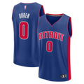 Jalen Duren Detroit Pistons Fanatics Fast Break Replica Jersey - Icon Edition - Blue