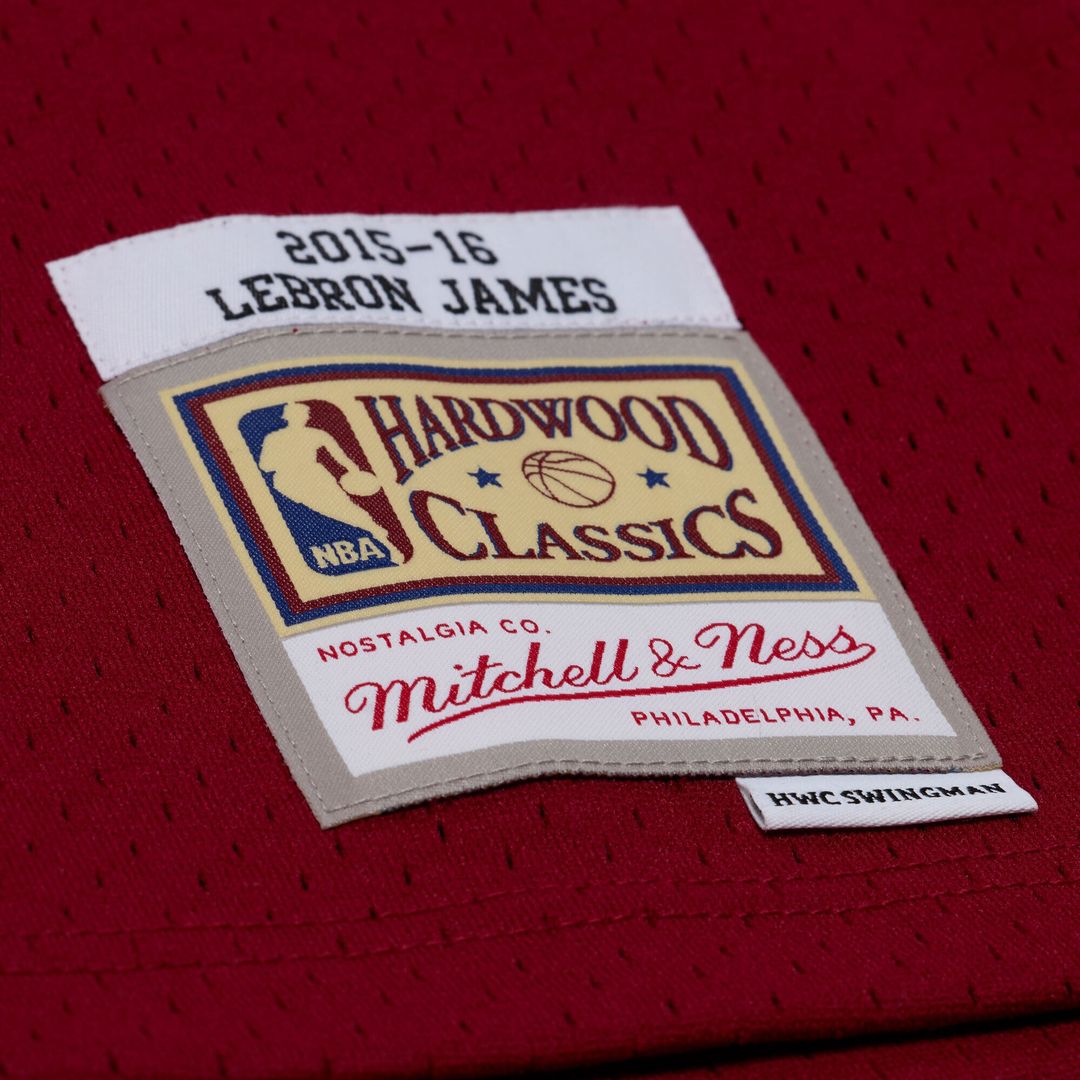LeBron James Cleveland Cavaliers Mitchell & Ness 2015-16 Swingman Jersey - Wine