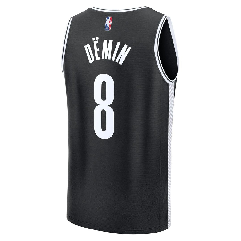 Egor Dëmin Brooklyn Nets Fanatics Fast Break Replica Jersey - Black - Icon Edition